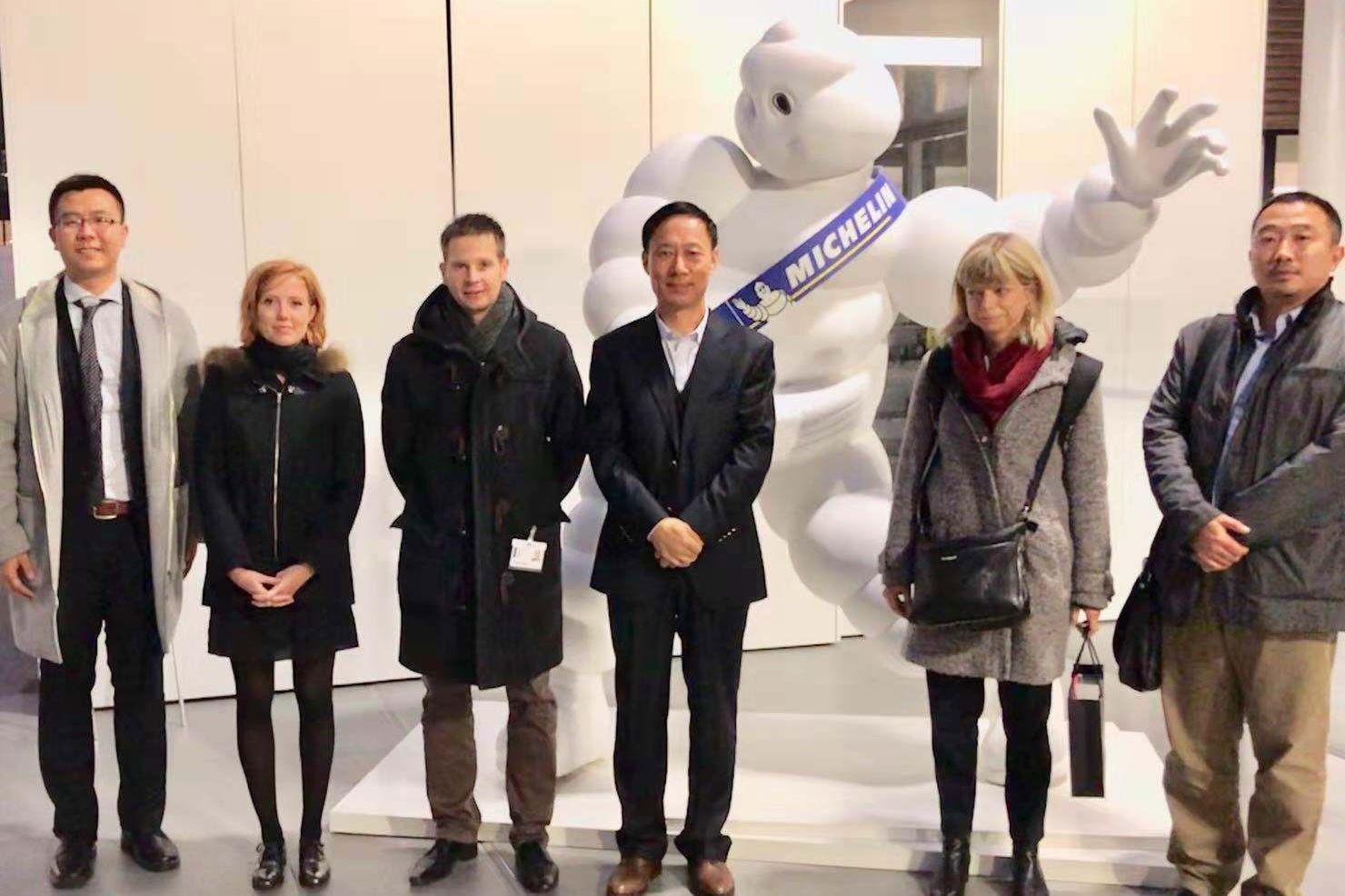 公司董事長(cháng)率隊拜訪(fǎng)米其林！